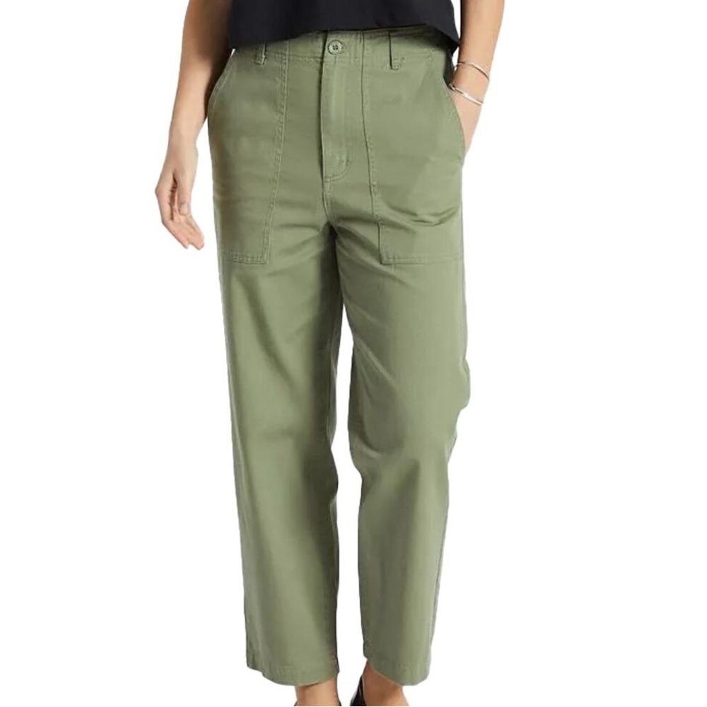 Women’s Brixton olive green Vancouver  pants 2 tones size 28